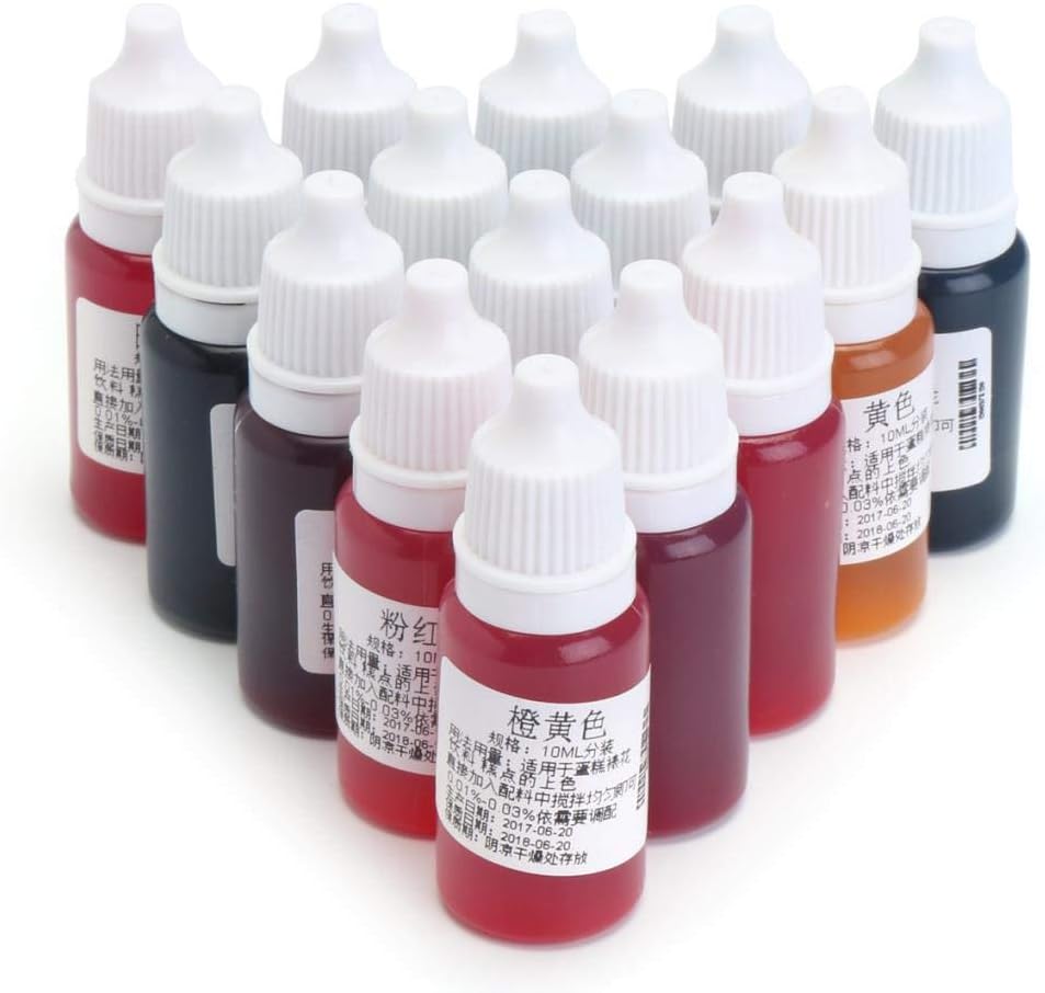 15 Color Epoxy UV Resin Coloring Dye Colorant Pigment Mix Color for DIY Hobbiers