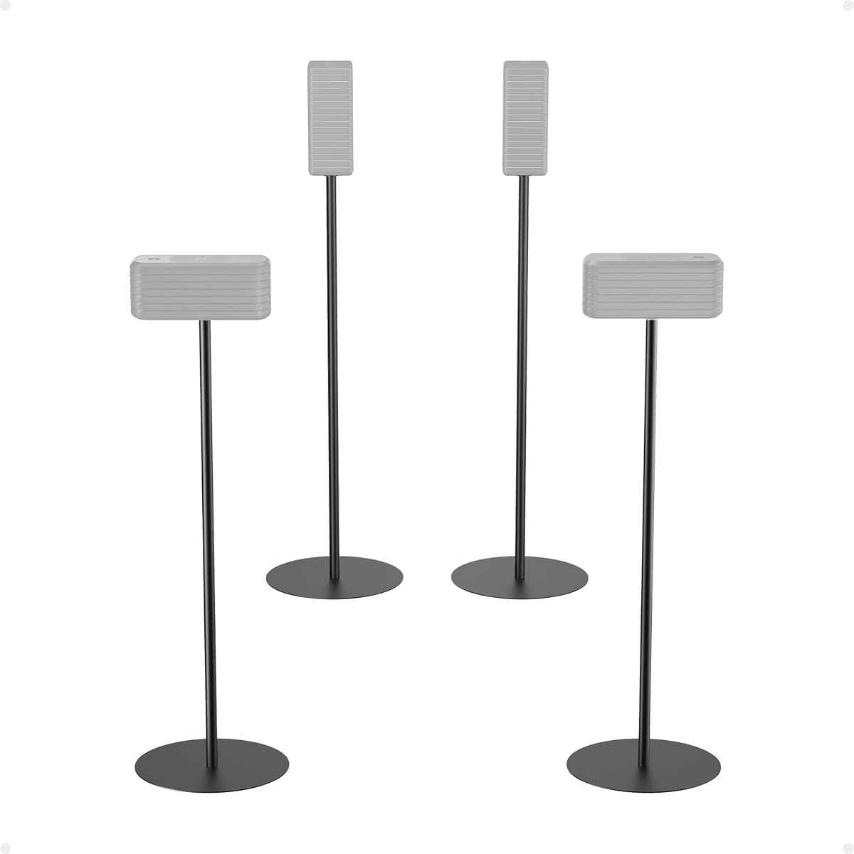 Nebula Speaker Floor Stand (Set of 4), Stable Surround Sound Speaker Stand for Home Theater, Compatible with Nebula X1 Pro Speakers