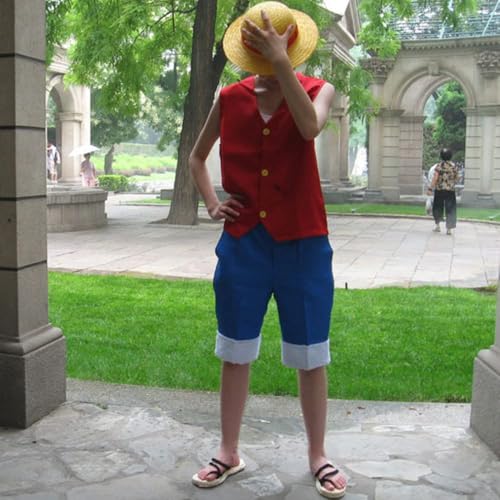 Anime Slippers Slides Sandals Straw Shoes Flip Beach Halloween Men2