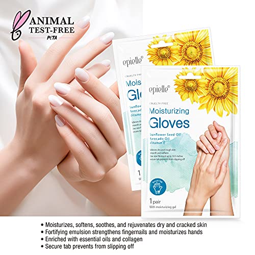 Epielle New Moisturizing Socks And Gloves For Hand And Foot Care | Assorted 10 Pairs (5 Gloves & 5 Socks) Mothers Day Gifts #TOP2