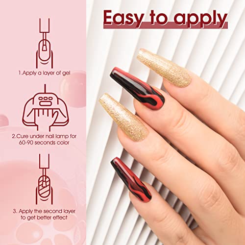 VENALISA Smalto Semipermante per Unghie 6 Colori