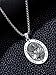WINNICACA Saint Luke Necklace for Men 925 Sterling Silver St Luke Medal Pray for Us Necklace Religious Protection Patron Necklace Fathers Day Graduation Gifts for Dad Son Police