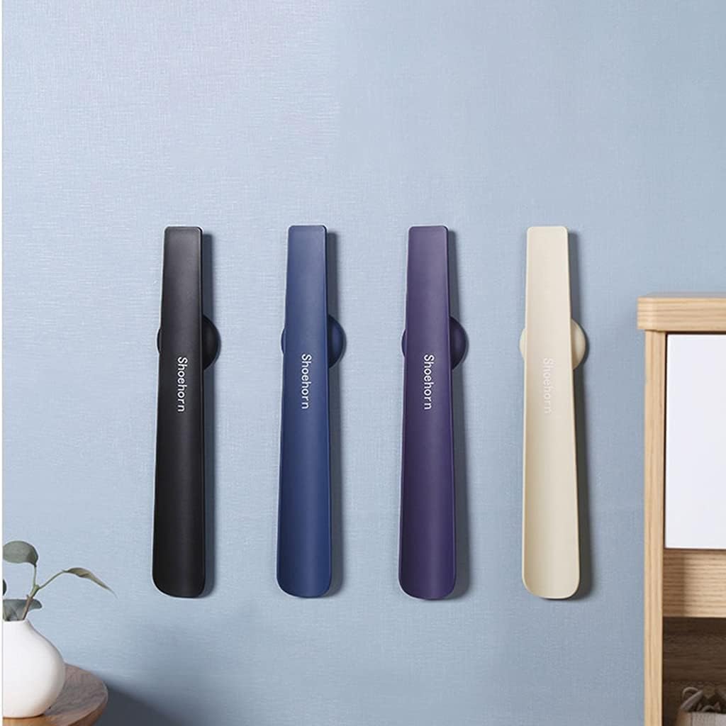 Shoe Horn for Women The Strong Magnet Attracts Shoe Spoons, Nylon Matte Texture Shoe Spoons, Easy to Store and Easy to Use (Color : Purple, Size : 13.72.1inches2) (Purple 13.7 * 2.1inches*3) image 2