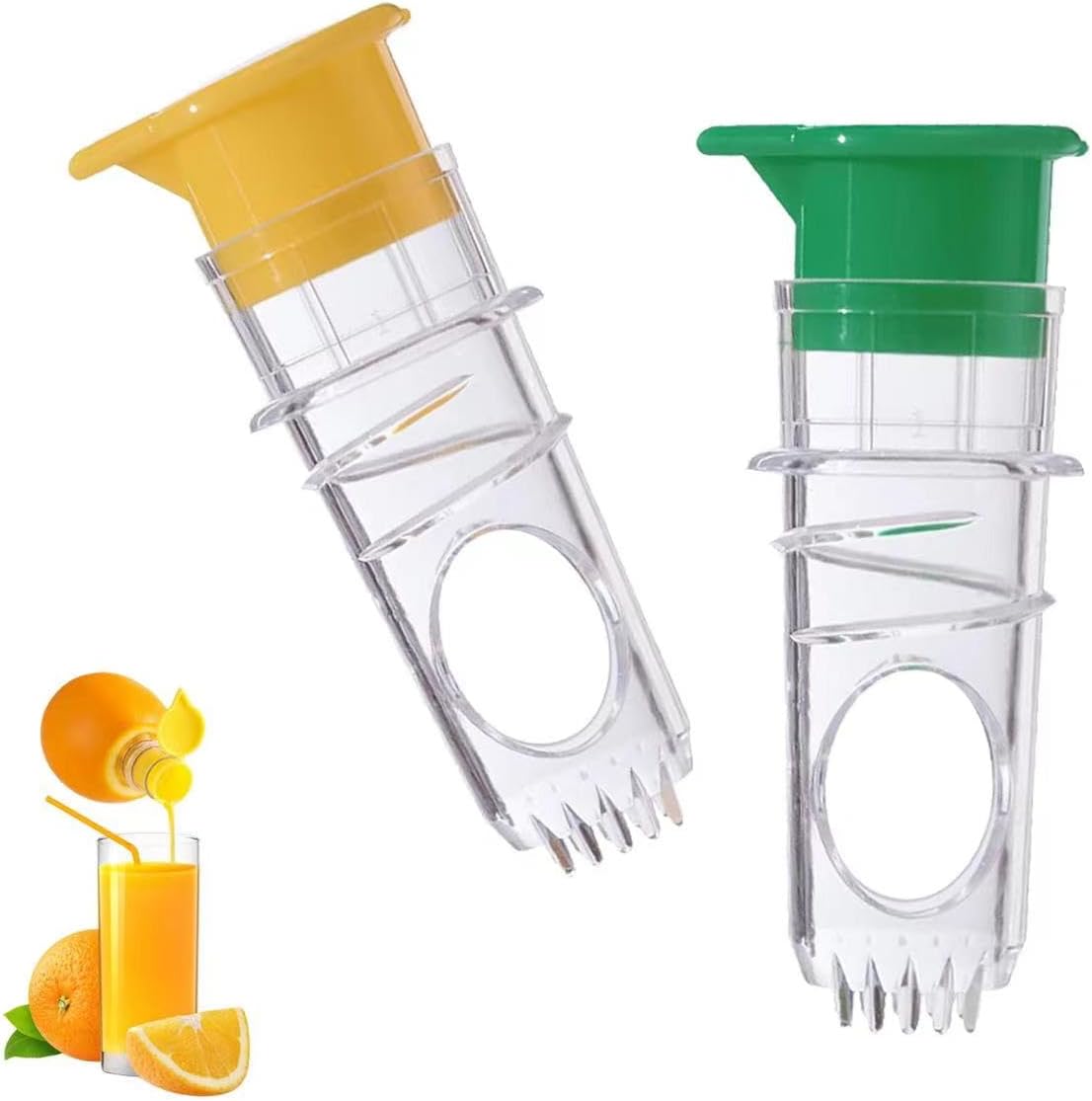 2 PCS Lemon Squeezer – 2025 New Screw-Top Citrus Juicer, Portable Hand Press, Leakproof & Easy to Clean, Efficient Juicer for Lemon, Orange, Seed-Free Kitchen Tool 2 PCS Lemon Squeezer – 2025 New Screw-Top Citrus Juicer, Portable Hand Press, Leakproof & Easy to Clean, Efficient Juicer for Lemon, Orange, Seed-Free Kitchen Tool