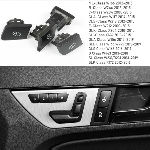 Jaronx Compatible with Mercedes Benz Door Lock Button Door Lock Switch by Jaronx - Used condition - Image 2