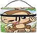 Produktbild Travel Makeup Bag Animal Monkey Banana Tree Portable Cosmetic Case Organizer Toiletry Bag Pouch Makeup Train Case for Women Girls