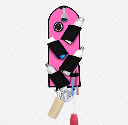 The Shower Surfer Shower & Bath Caddy - Rust Proof Soft Neoprene Fabric (Hot Pink) #TOP1