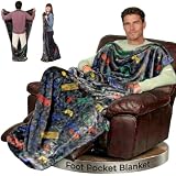 EzrAllora Original Patented Foot Pocket Blanket (Gamer, Standard)