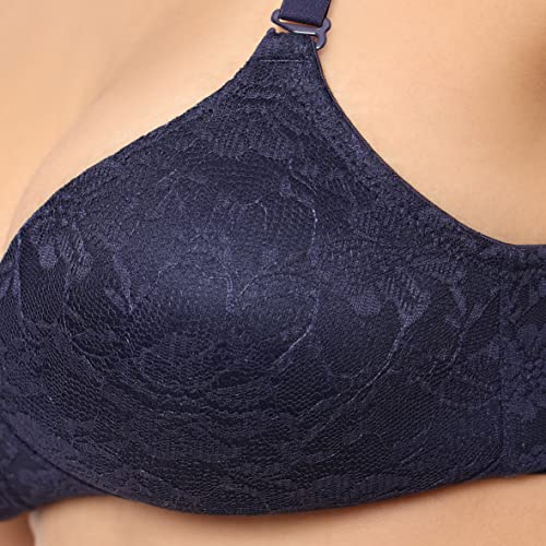 Image of Amante Lace Padded Wire-Free Full Coverage Bridal T-Shirt Bra