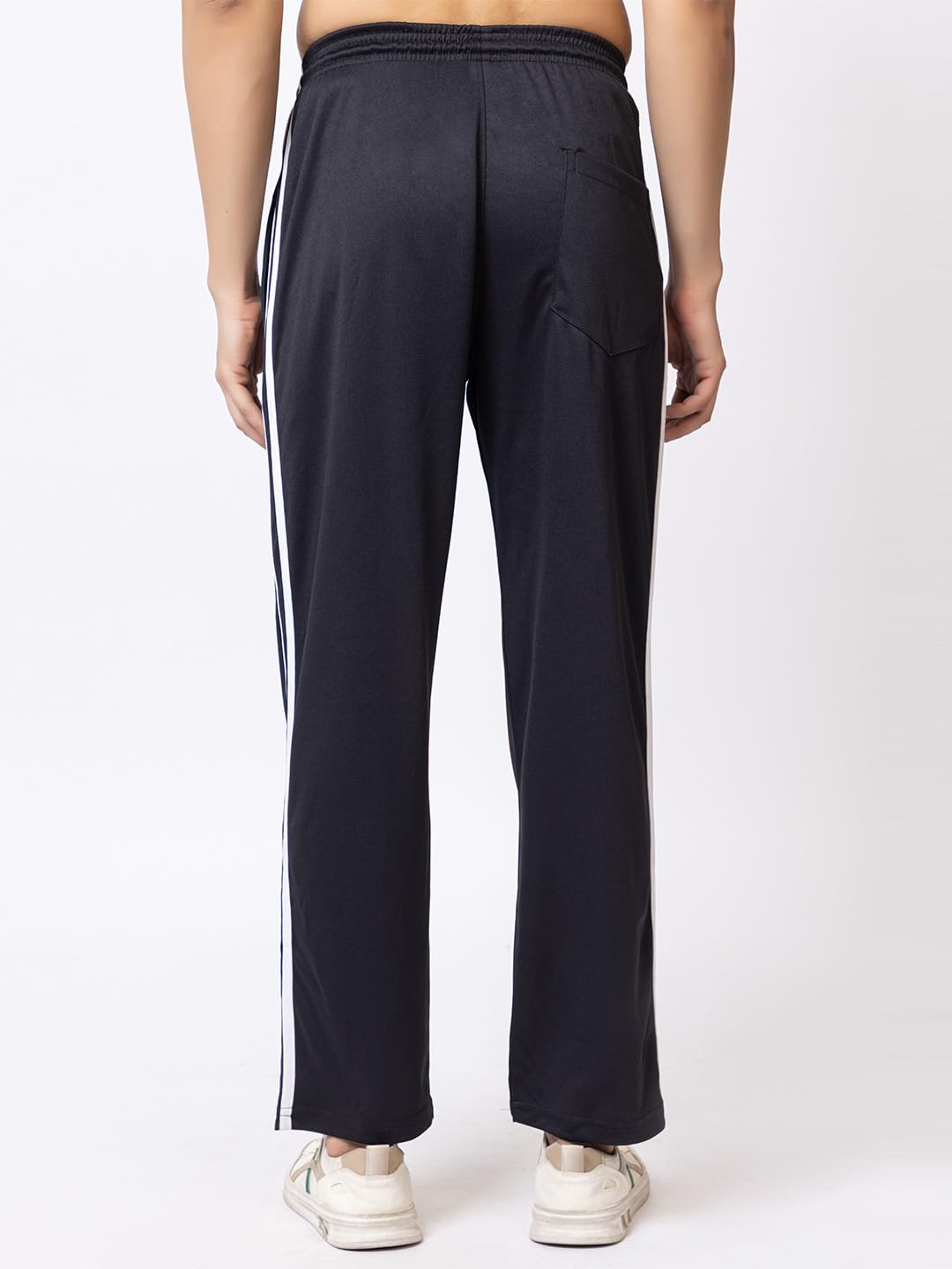GEE 5 Dri-Fit Lycra Solid Elastic With Drawstring Closure Straight Fit Trackpants| Straight Pants For Men | Regular Fit Plain Trackpant With Pockets| Gym Wear| Sports Full Length Trackpants For Men's 2