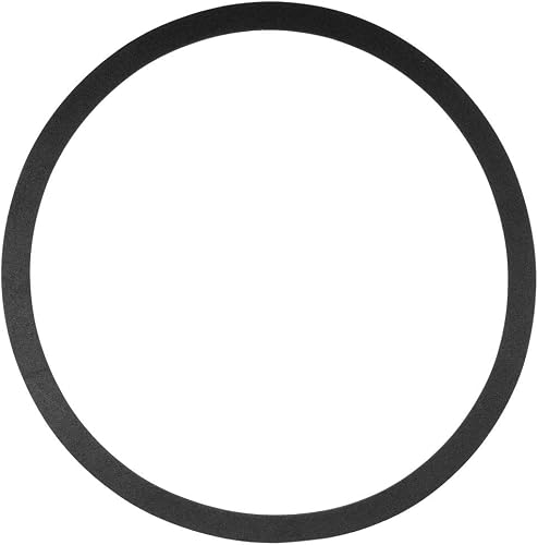 uxcell Black 10 Inch EVA Foam Audio Speaker Edge Surround Rings Replacement Parts for Speaker Repair or DIY