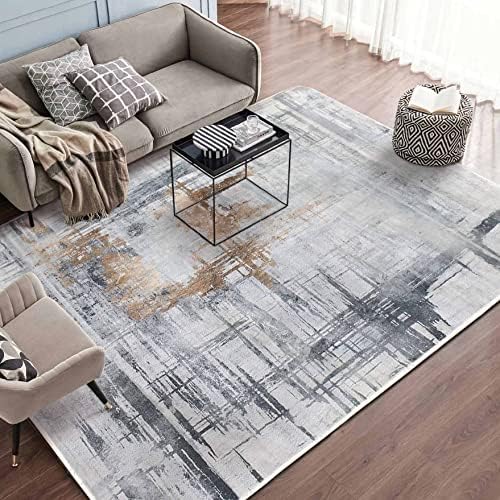 Tapis Poils Ras Rond 80 Cm Lavable Antidérapant, Tapis Pour Salon