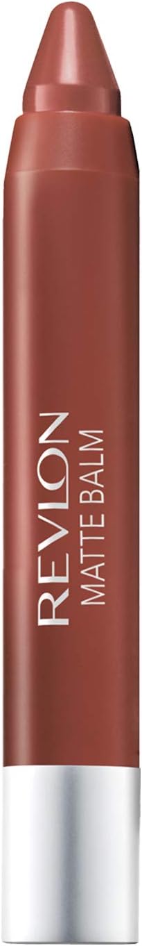 Revlon Matte Lip Balm, Fierce Brown, 2.7g