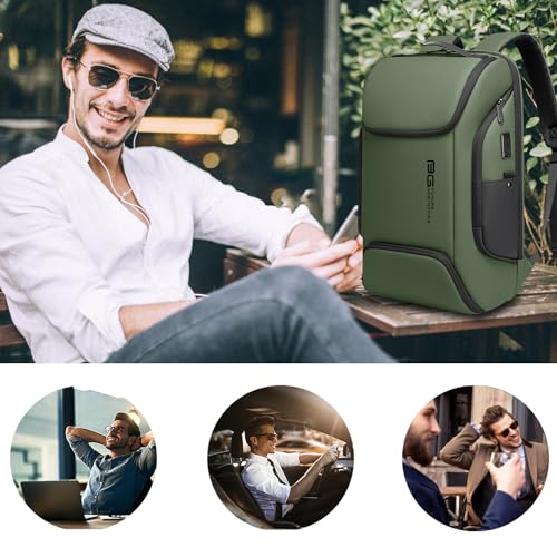 Image of BANGE Business Laptop Smart backpack Can Hold 15.6 Inch Laptop Commute Backpack Carry on bag for men and women