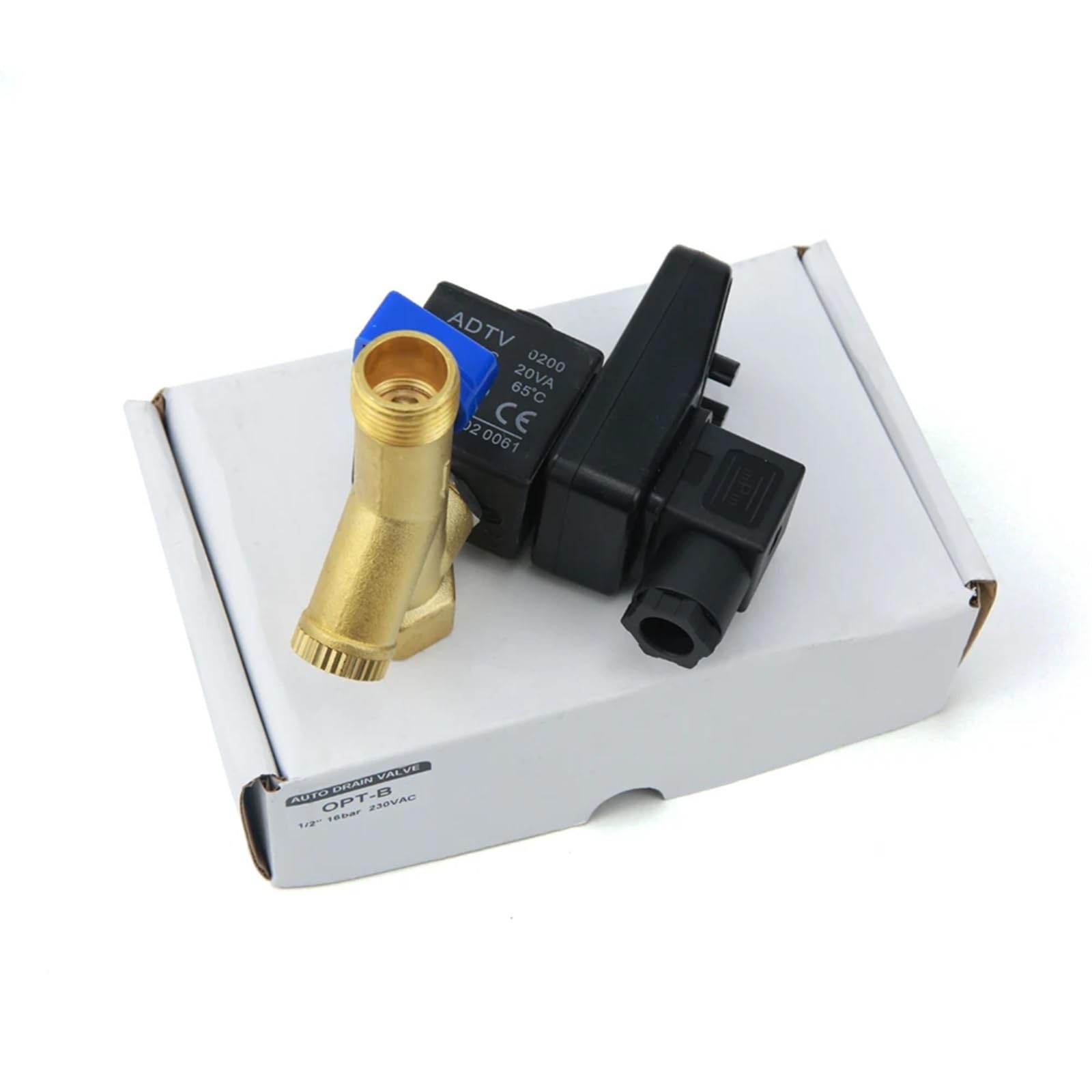 Válvula de drenaje electrónico automática de 1/2 pulgada DN15 1.6Mpa 24 V/110 V/220 V/380 V Drenaje electrónico for tanque de gas comprimido de aire 1 pieza(One-body Type)