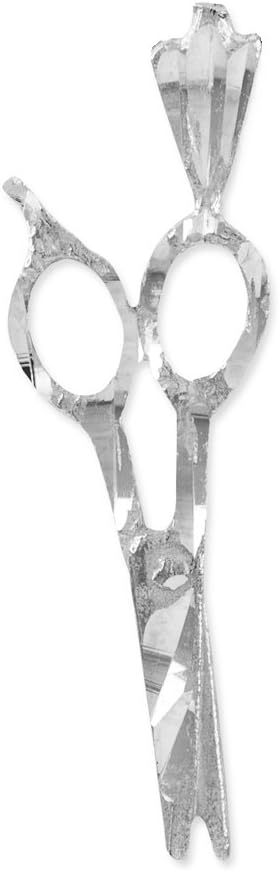 Trendy Necklaces Fine 925 Sterling Silver Hair Stylist Scissor Charm Pendant