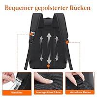 Lifewit kühlrucksack 32L 34 Dosen, isolierte Kühltasche Große, Schwarz – Ansicht 6