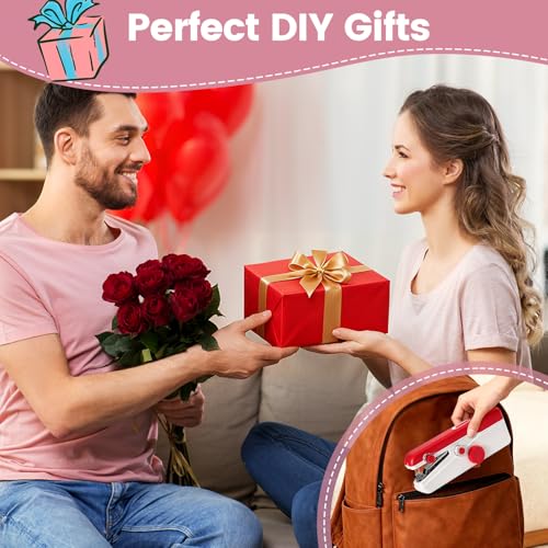 Handheld Sewing Machine for Beginners, Easy to Operate and Fast Stitch Suitable for Clothes,Fabrics and Quick Home Repairs for Mom Birthday Valentine's Day Christmas by LEETAT - Used condition - Image 7