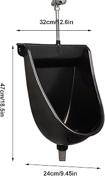 Urinal Toilet for Men with Flush Urine Separator | Male Urinals for Outdoor Home Dorm RV Apartment Dad Boyfriend Grandpa