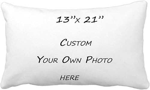 Miniatura 8 de Funda de almohada personalizada, funda de almohada creativa, regalos personalizados para tus seres queridos (23 x 23 pulgadas, blanco)