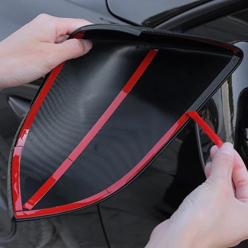 Coques rétroviseur Tesla Model 3 Highland 2024 anti-rayures carbone mat - 7