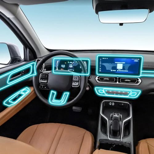 Film protecteur de TPU intérieur automobile transparent pour Haval H5