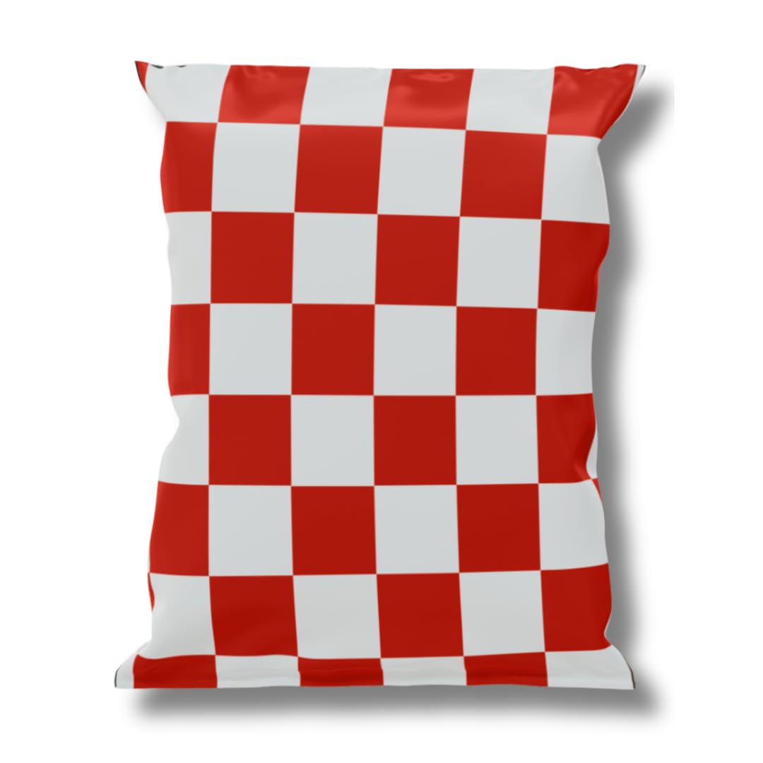 Shipping Bags Poly Mailers – 100-Pack 10x13 Poly Envelopes for Shipping, Packaging for Small Business – Cute Poly Shipping Bags – Waterproof Tear-Resistant Mailing Bags for Shipping Clothes - (Red)