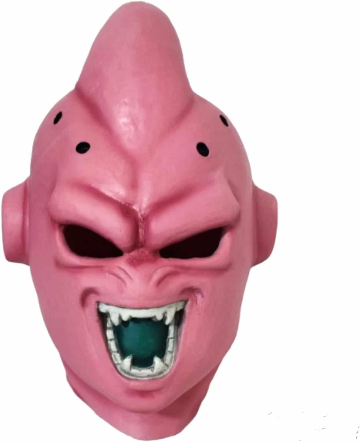 Generic MASK LATEX Géneric Majin Boo - Halloween Mask for Cosplay Anime, Themed Party, Horror,Games,Universal, Warrior, Pink as Picture