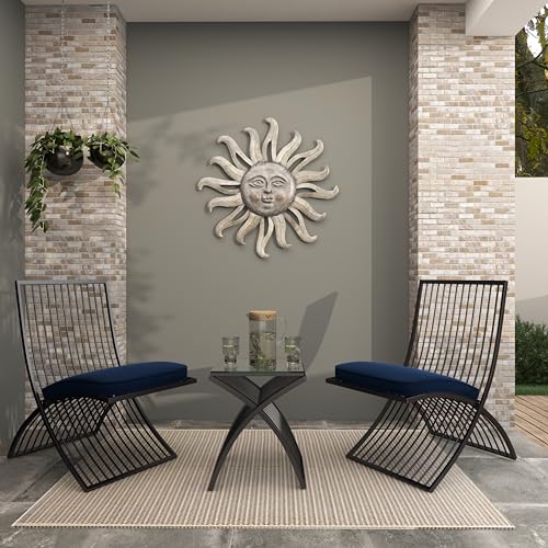 deco 79 Metal Wall Planter, Set of 2 Planter 5", 6" H, Black by deco 79 - Image 8