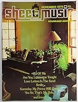 Sheet Music Magazine November 1979 B00500HJ7C Book Cover