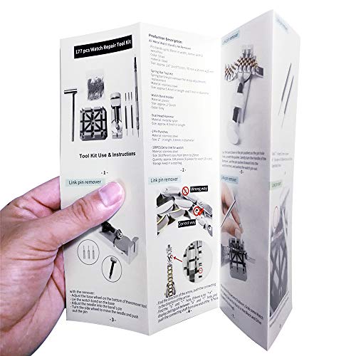 Watch Band Tool Kit - Watch Link Remover, Spring Bar Tool Set for Watch Repair and Watch Band Replacement