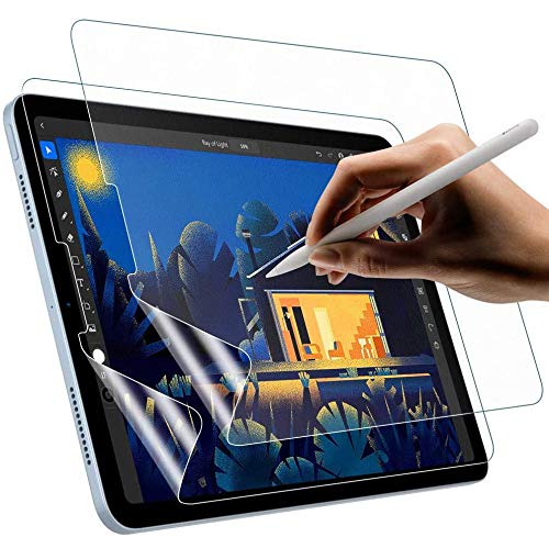 D&D2 Pack Like Paper Screen Protector Fit iPad Air 4th Generation 2020 New iPad 10.9 in 2020, iPad Pro 11 2018/2020, Anti-Scratch Anti-Glare Bubble-Free PET Film Support Apple Pencil