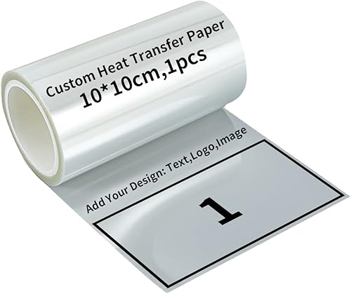 Miniatura 8 de Papel de transferencia de calor personalizado con tu propio texto, imagen de logotipo, para camisetas personalizadas, delantales, bolsas u otra tela