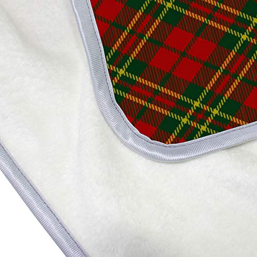 Top Carpenter Baby Kids Cozy Warm Throw Thermal Soft Bed Blanket 50X60 In Xmas Seamless Tartan Pattern Flannel Fleece Blanket #TOP4