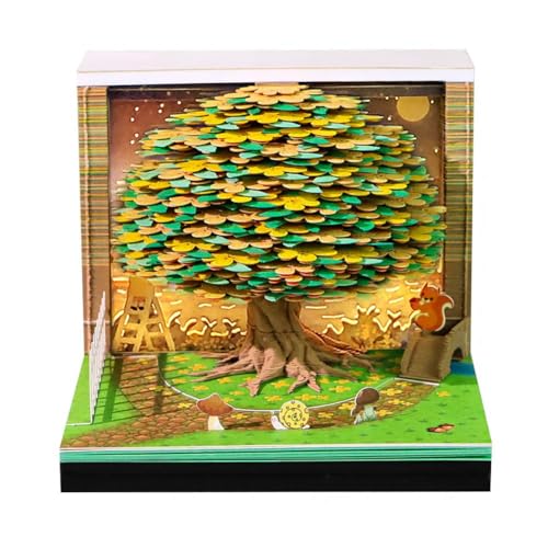Calendrier de bureau 2026 papier sculpté bloc-notes décoratif - 2