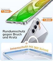 TORRAS Diamond-Mag Samsung Galaxy S25 Hülle für MagSafe, Anti-Gelb – Ansicht 3