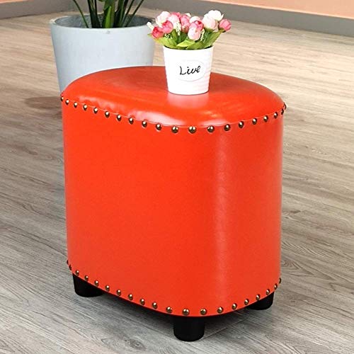 Maquillage commode canapé thé table basse rivets tabouret pouf rouge