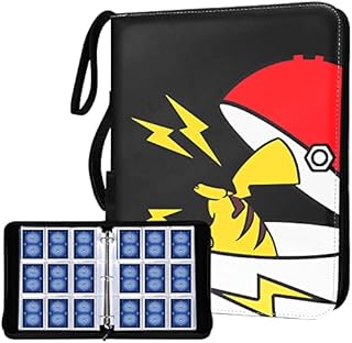 ProCase 9-Pocket Binder Compatible with Card, 720 Pockets Portable Trading Cards Holder Collector Album -Black