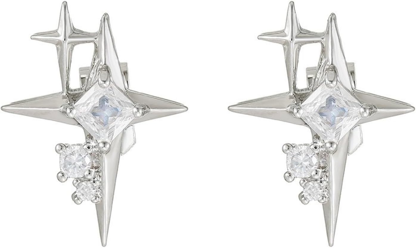 Trendy Four Point Star Earphone Charms Compatible for Freeclip 1/2 Earbud Clip on Charm Lightweight and Securely Fit Freeclip Accessory