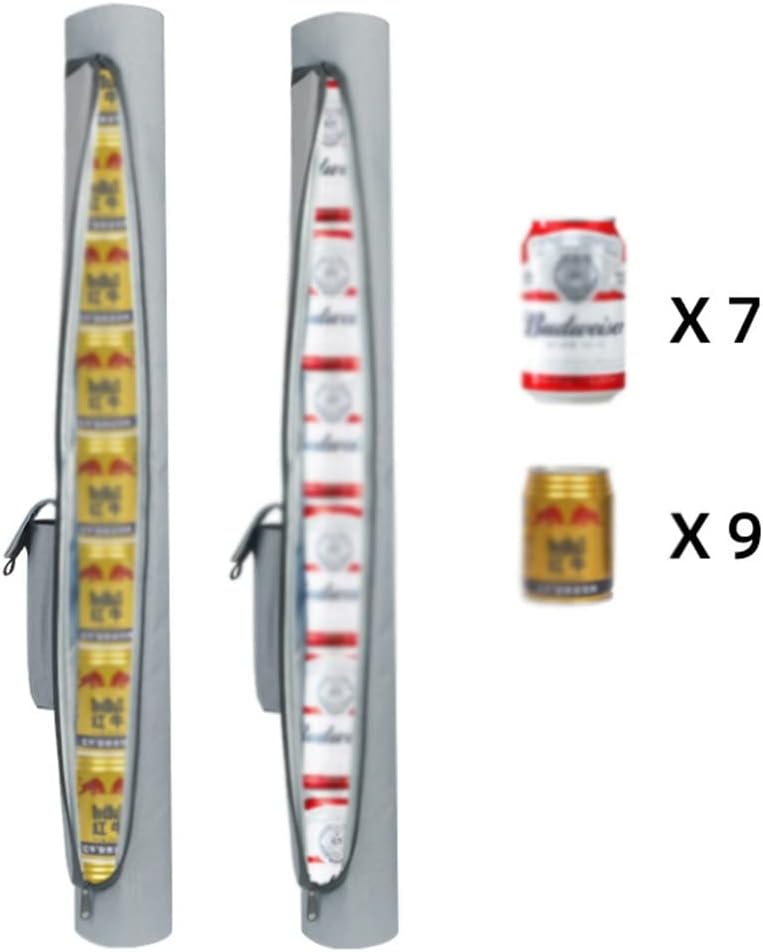 JSEIAJB Diagonal Outdoor 7 Cans of Cola Beer Beverage Insulation Ice Bag Golf Long Tube Ice Bag