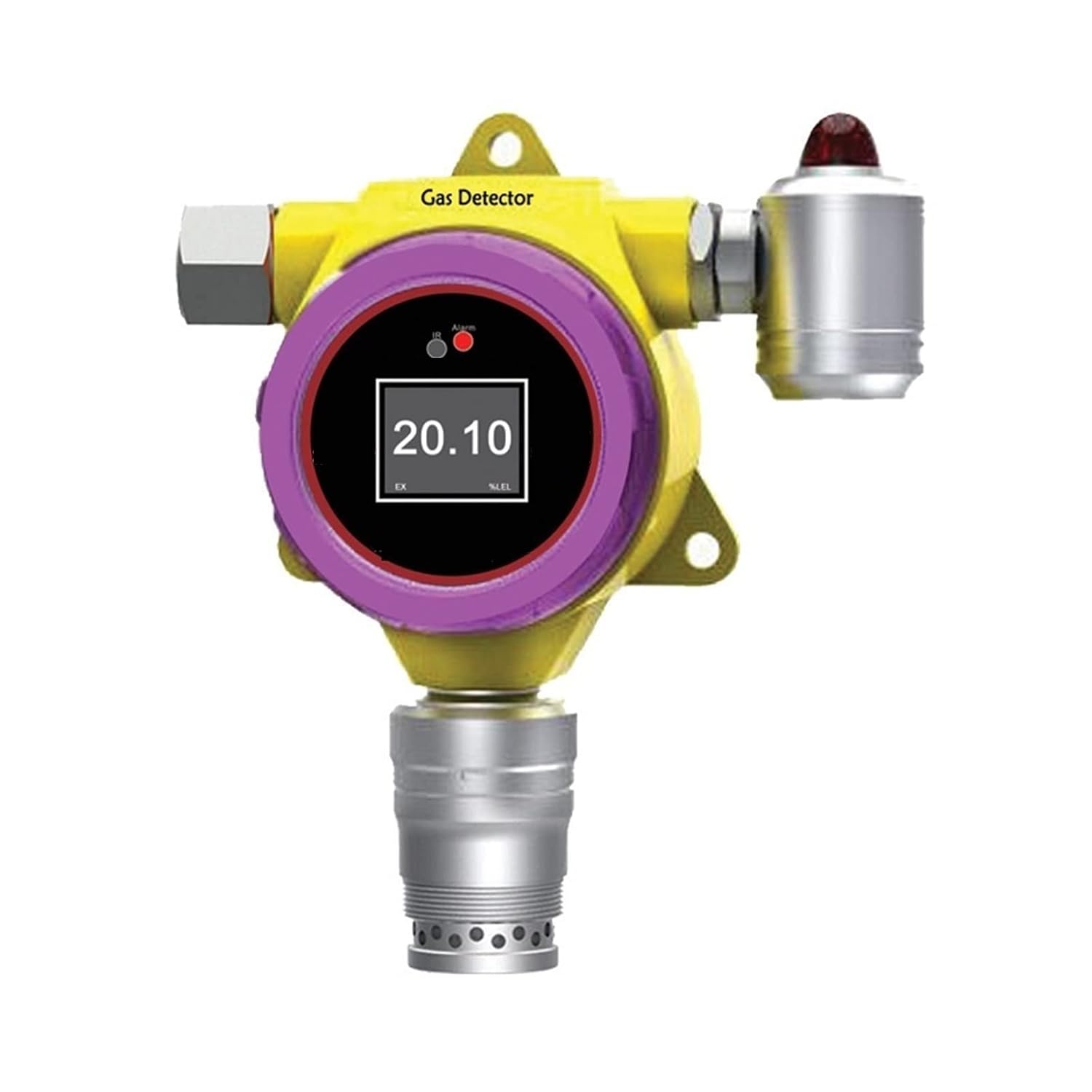 Methane CH4 Fixed Single Gas Detector, W LCD Display. Flammable Gas Alarm/Monitor, Quick Response - Multigas Detector