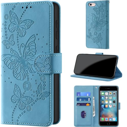 Cover per iPhone 6 / 6s [Blocco RFID] Custodia Portafoglio