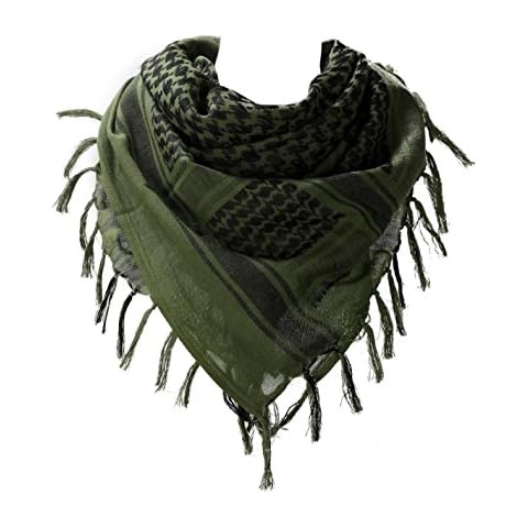 Bufanda táctica WODISON ejército militar Shemagh Arab Desert Keffiyeh Cover