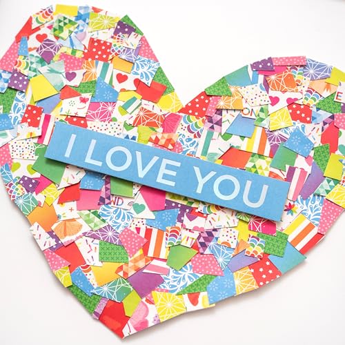 Papier double face de qualité Stack Rainbow Splash 30x30cm pour carterie