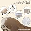 Unstuffed Pouf Cover Ottoman Footrest Boho Foot Stool Floor Bean Bag Floor Chair Storage for Living Room Bedroom Home Decor (Boho Triangles, 20 x 8 Inches Round)