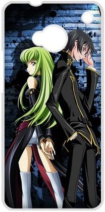 MeowStore Japanese Cartoon Code Geass Lelouch and C.C HTC ONE M7 Case Cover Phone Case Shells White