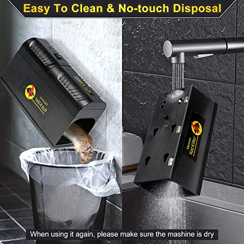 Rat Traps Indoor For Home - Electric Mouse Traps - Humane Electronic Rat Trap 7000V Instant Kill Rodent Zapper For Rats Mice Chipmunks, Squirrels, Reusable & Pet Safe #TOP3