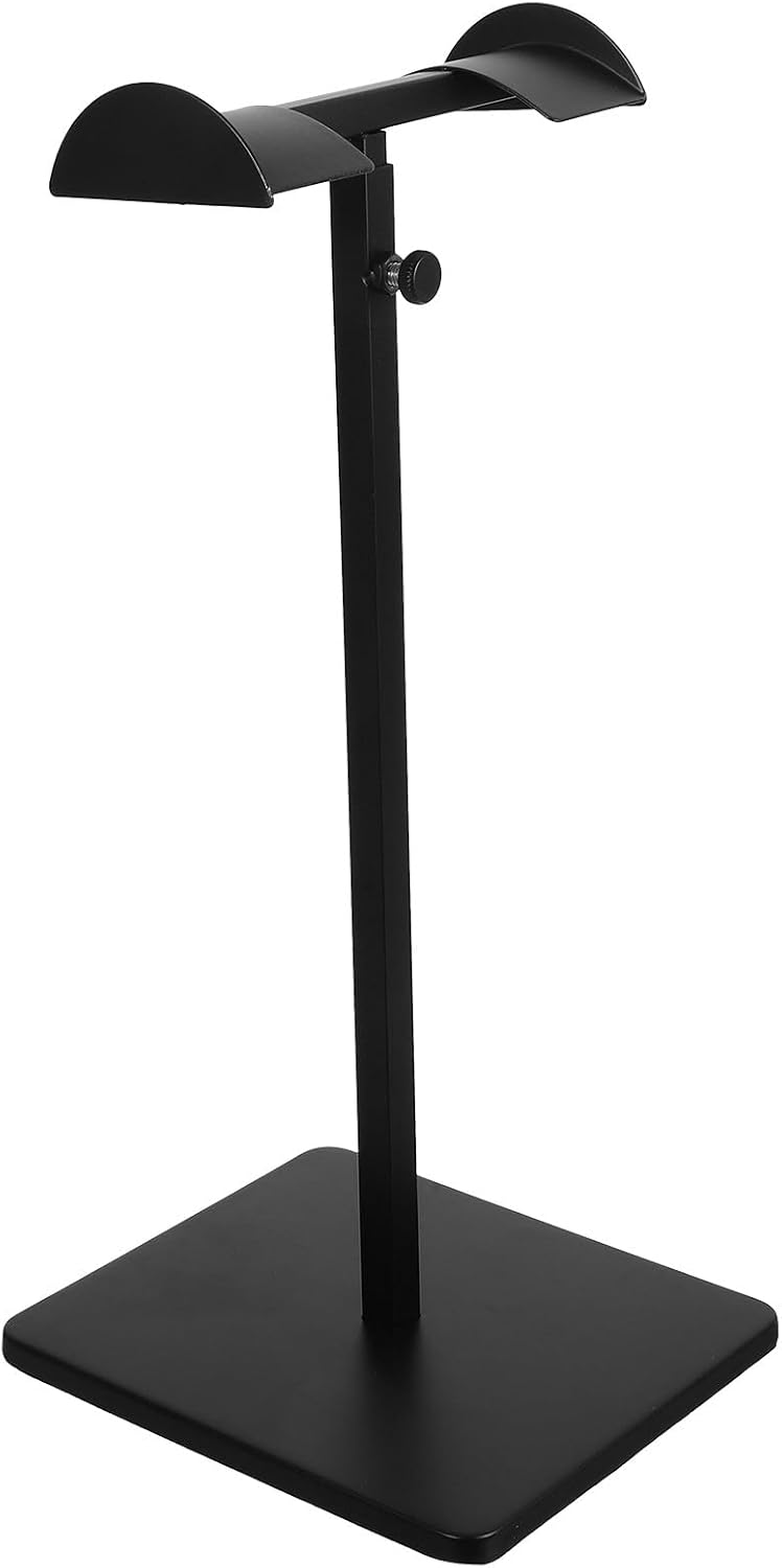 VICASKY Adjustable Stainless Steel Metal Purse Hanger Handbag Display Stand with Black Painted Thickened Base for Women’s Crossbody Bag Storage