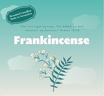 Scented Candles Frankincense, Candles from Jerusalem, Scent of The Holyland.