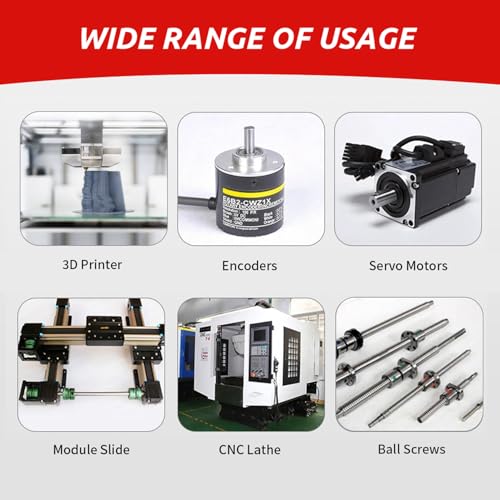 10mm bis 19mm Flexible Wellenkupplung, Durchmesser 40mm Länge 50mm Aluminium Motorverbinder Flexible